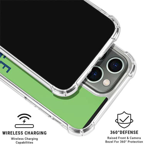 NFL Seattle Seahawks Green Performance Series iPhone 16 Pro Clear Case